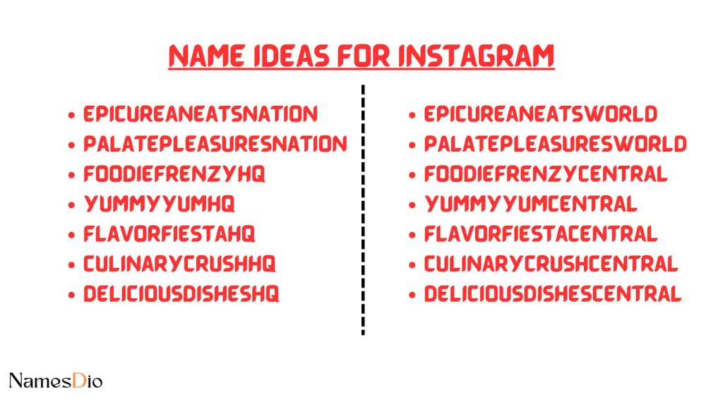 Names Ideas For Instagram 700 Usernames Ideas For Instagram 2024