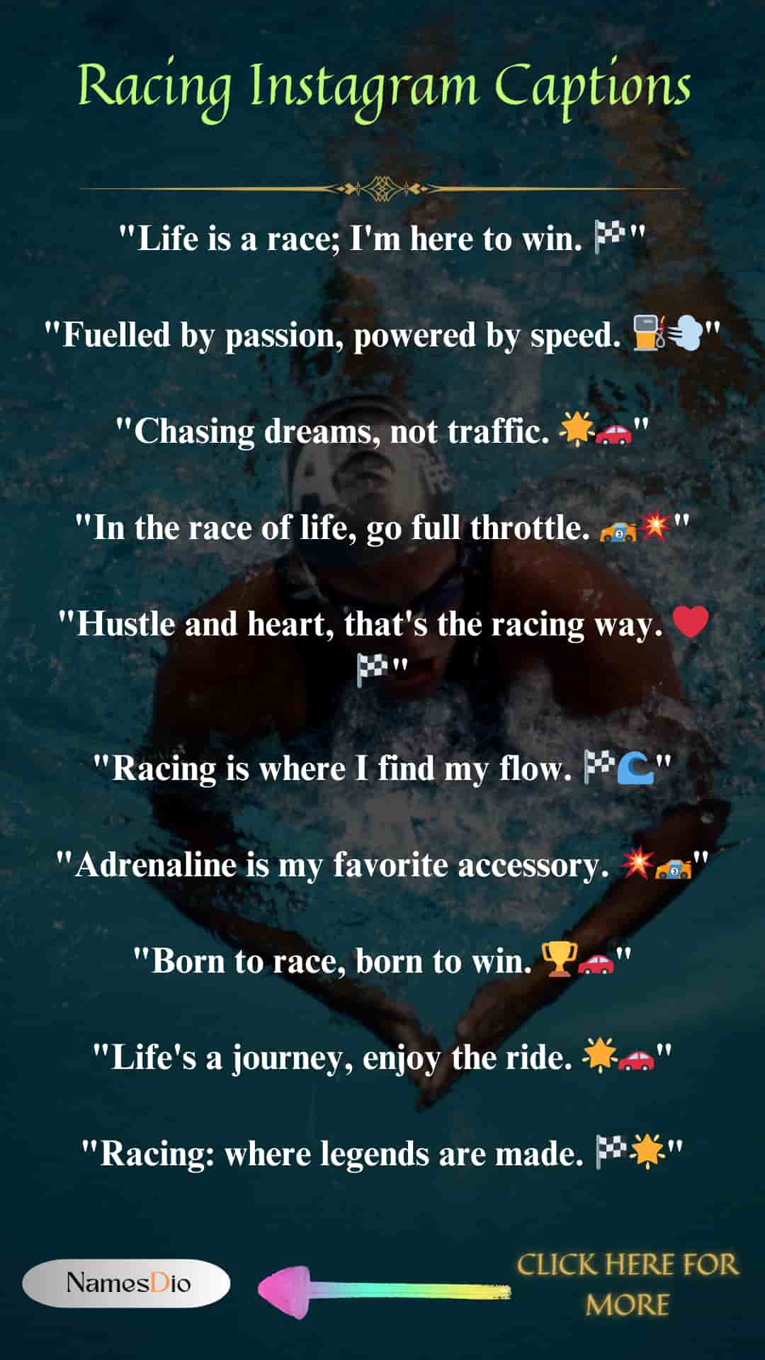 Racing-Instagram-Captions
